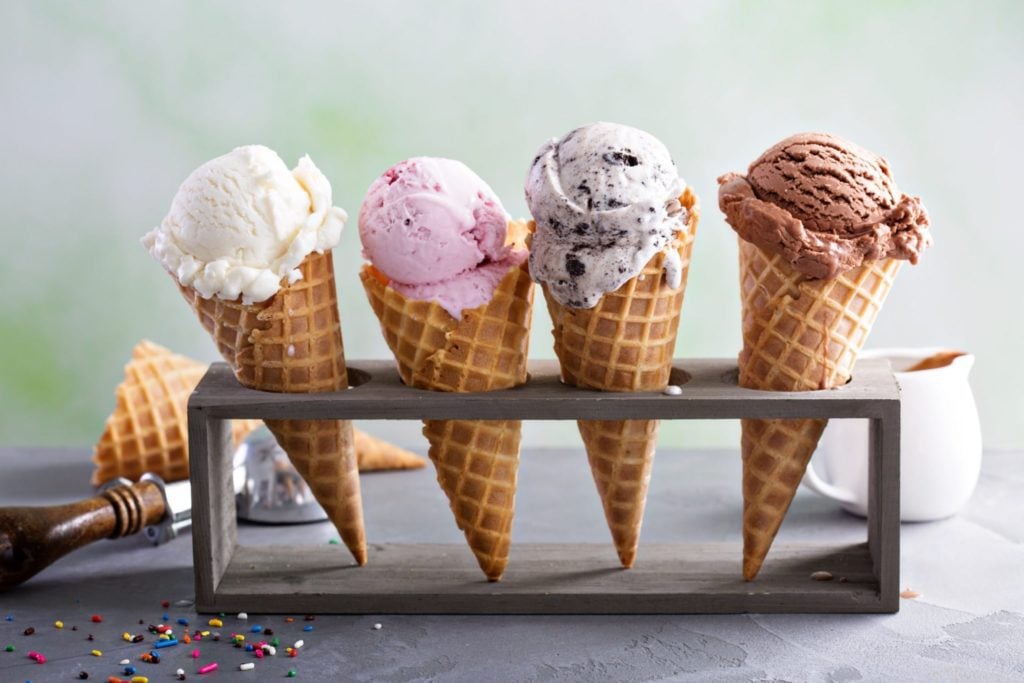 Cedar Crest ice cream cones