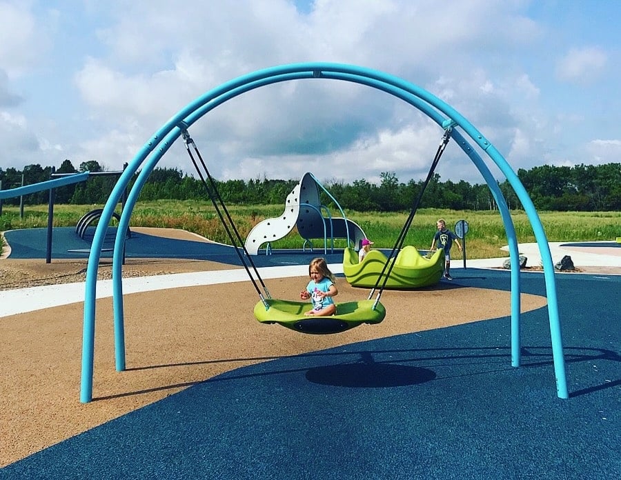 Lake Vista Park Playground in oak Creek