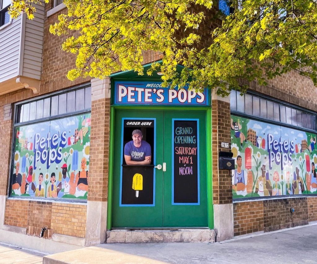 Pete's Pops storefront Milwaukee Wisconsin